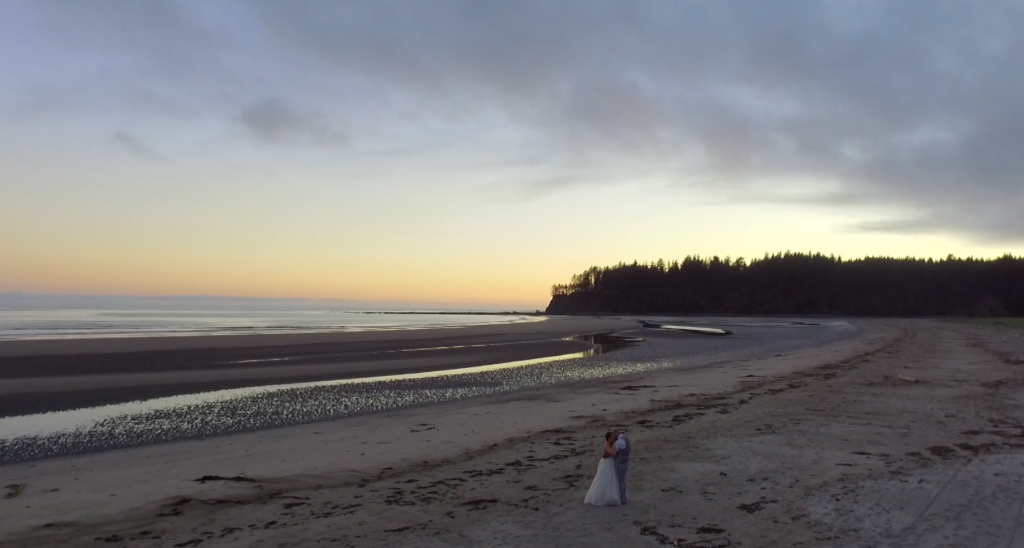 Beach wedding videographer